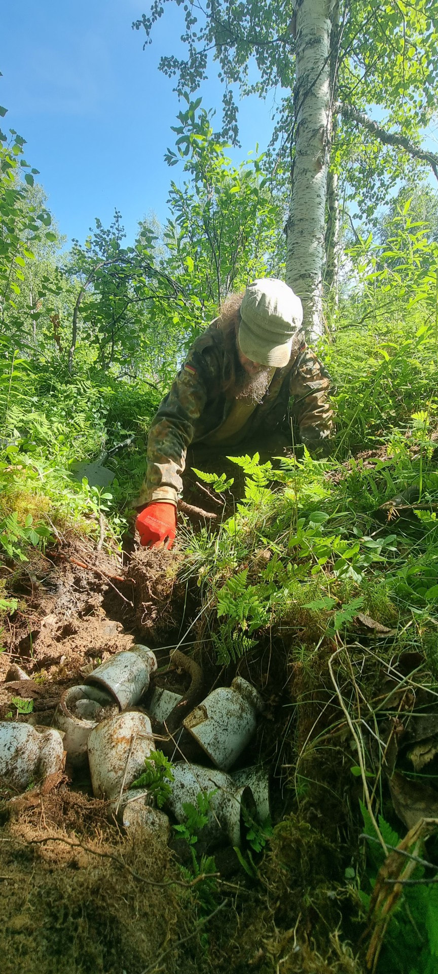 hobbyhistorica ww2 metal detecting relic hunting battlefield gebirgsjäger northern norway yngve sjødin